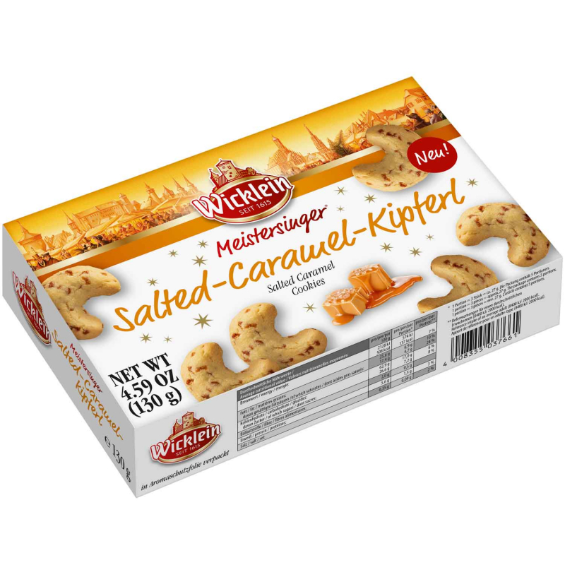  Wicklein Meistersinger Salted-Caramel-Kipferl 130g 