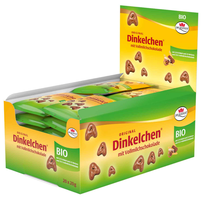  Dr. Quendt Dinkelchen Vollmilch Bio 20x20g 