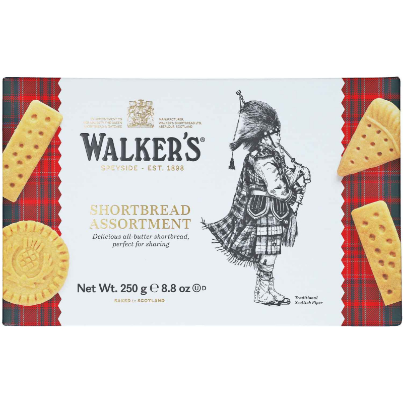  Walker's Shortbread Assorted 250g 