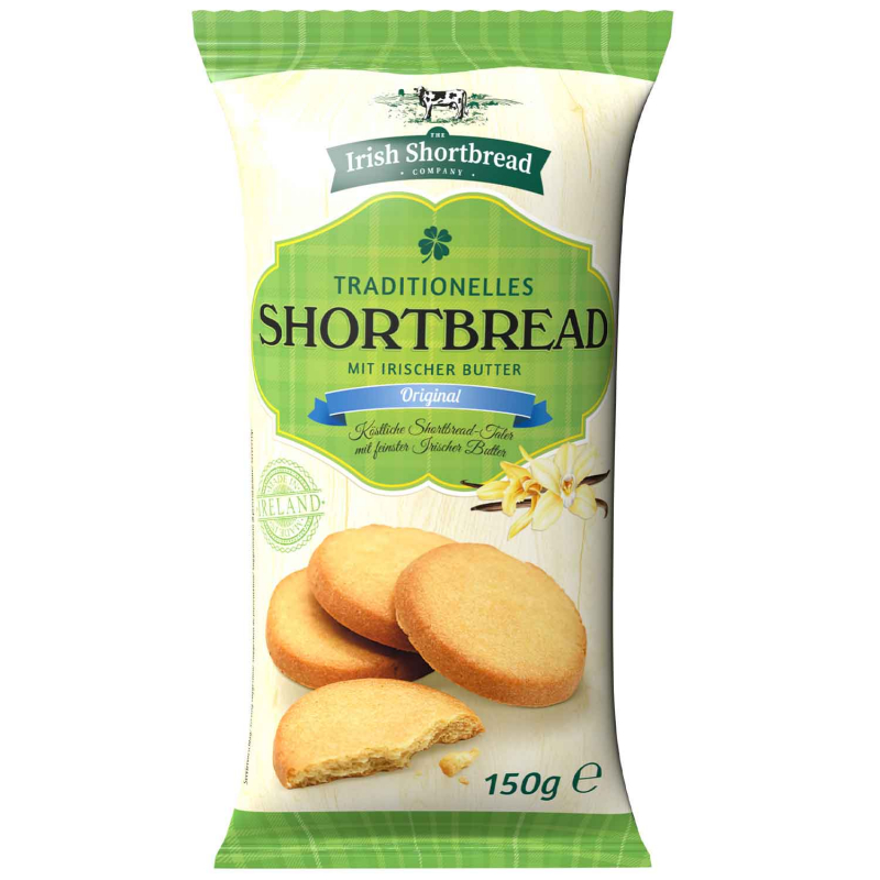  Irish Shortbread Traditionelles Shortbread Original 150g 