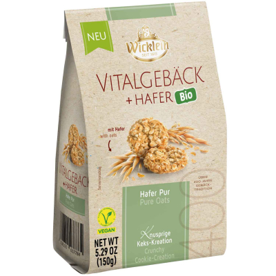  Wicklein Bio Vitalgebäck + Hafer Pur 150g 