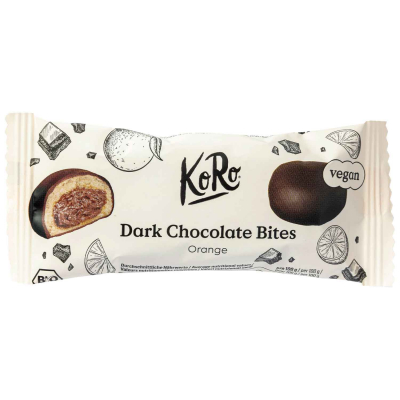  KoRo Bio Dark Chocolate Bites Orange 2x20g 