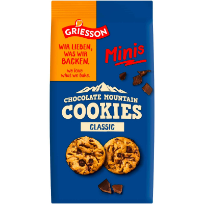  Griesson Chocolate Mountain Cookies Classic Minis 125g 