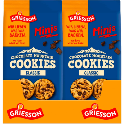  Griesson Chocolate Mountain Cookies Classic Minis 125g 