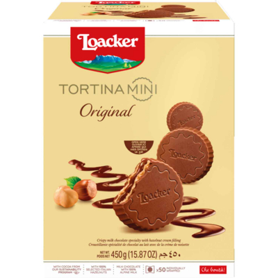  Loacker Tortina Original Mini 50er 