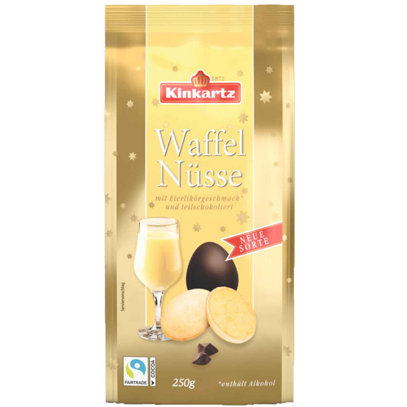  Kinkartz Waffelnüsse Eierlikör 250g 
