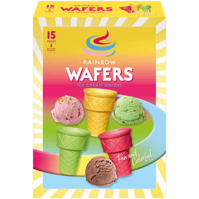  Nordthy Rainbow Wafers 15er 