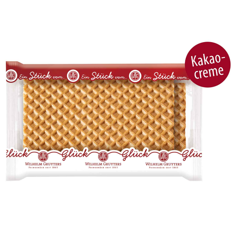  Wilhelm Gruyters Kakaocreme Waffeln 60er 