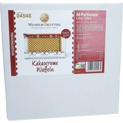  Wilhelm Gruyters Kakaocreme Waffeln 60er 
