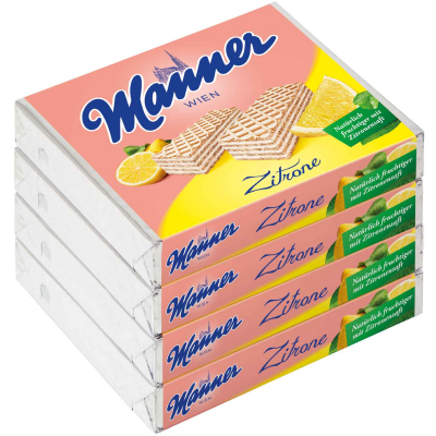  Manner Zitronen Schnitten 4x75g 