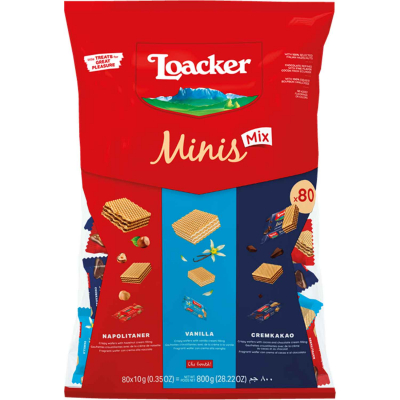  Loacker Minis Mix 80x10g 