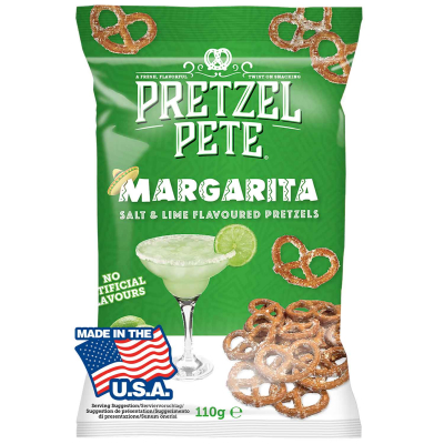  Pretzel Pete Pretzel Margarita Salt & Lime 110g 