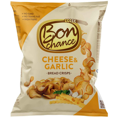  Bon Chance Bread Crisps Cheese & Garlic 240g 