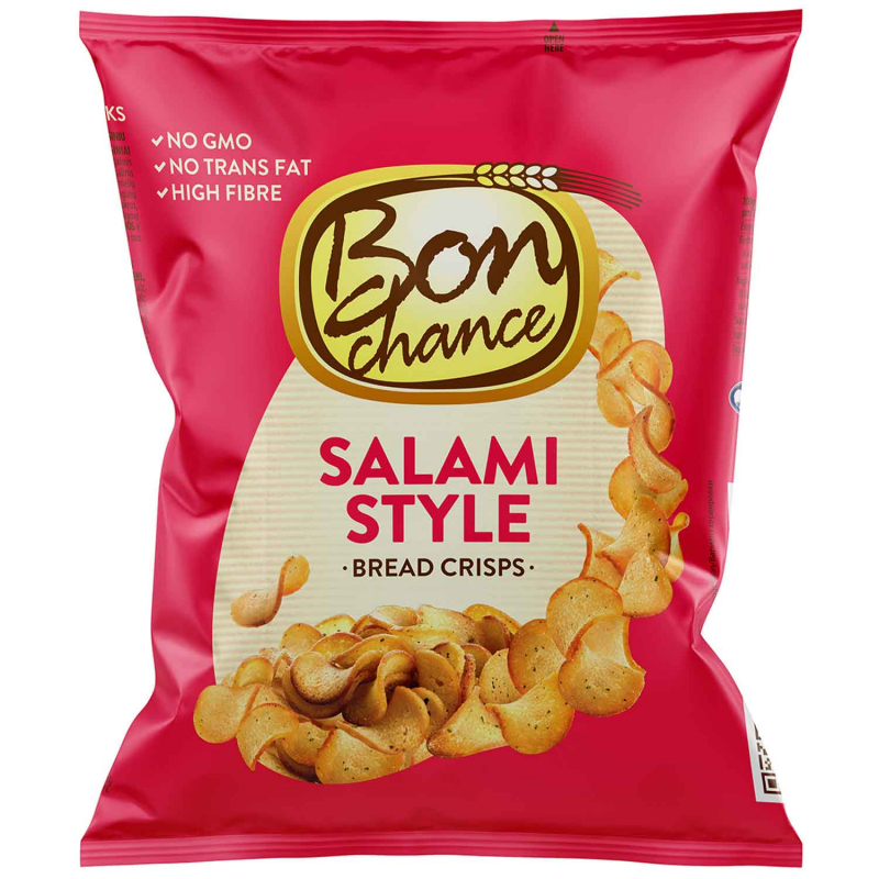  Bon Chance Bread Crisps Salami Style 60g 
