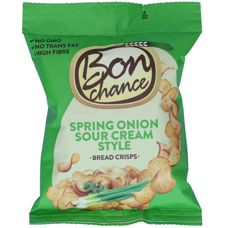  Bon Chance Bread Crisps Spring Onion & Sour Cream Style 60g 