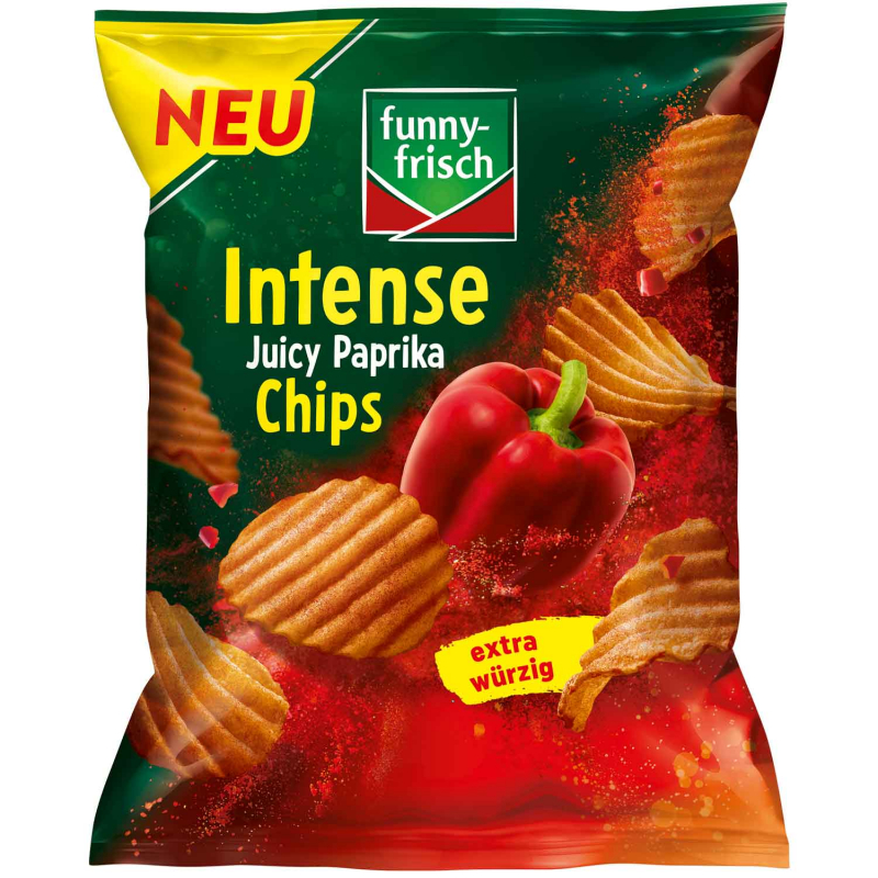  funny-frisch Intense Chips Juicy Paprika 110g 