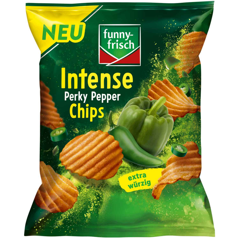  funny-frisch Intense Chips Perky Pepper 110g 