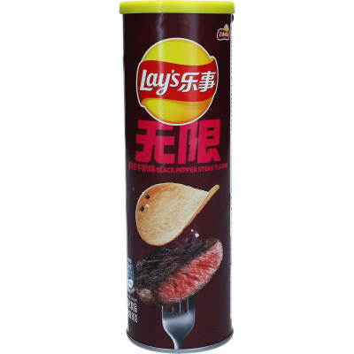  Lay's Stax Black Pepper Rib Eye Steak 90g 