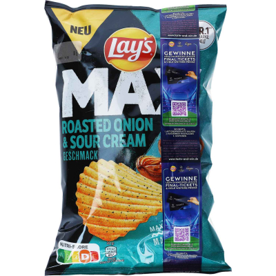  Lay's Max Roasted Onion & Sour Creme 110g 