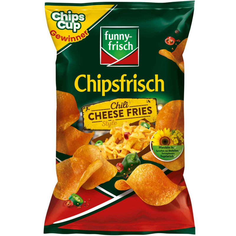  funny-frisch Chipsfrisch Chili Cheese Fries Style 150g 