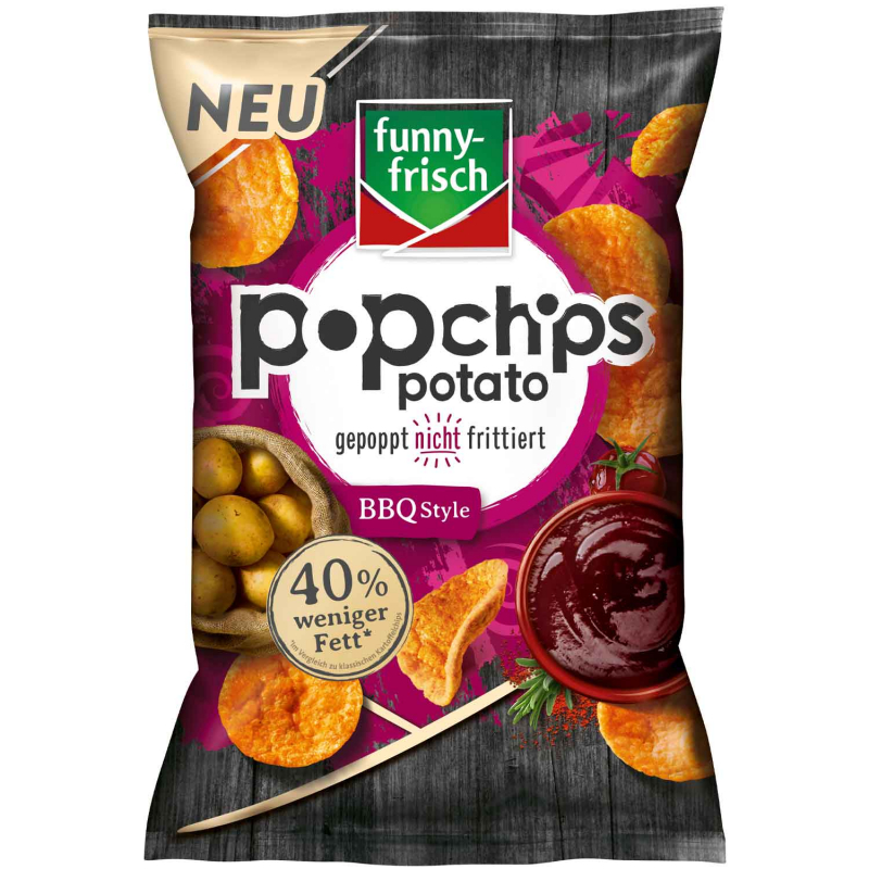  funny-frisch Popchips BBQ Style 80g 