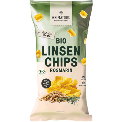  Heimatgut Bio Linsen Chips Rosmarin 75g 