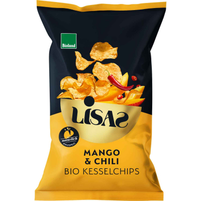  Lisas Bio Kesselchips Mango & Chili 115g 