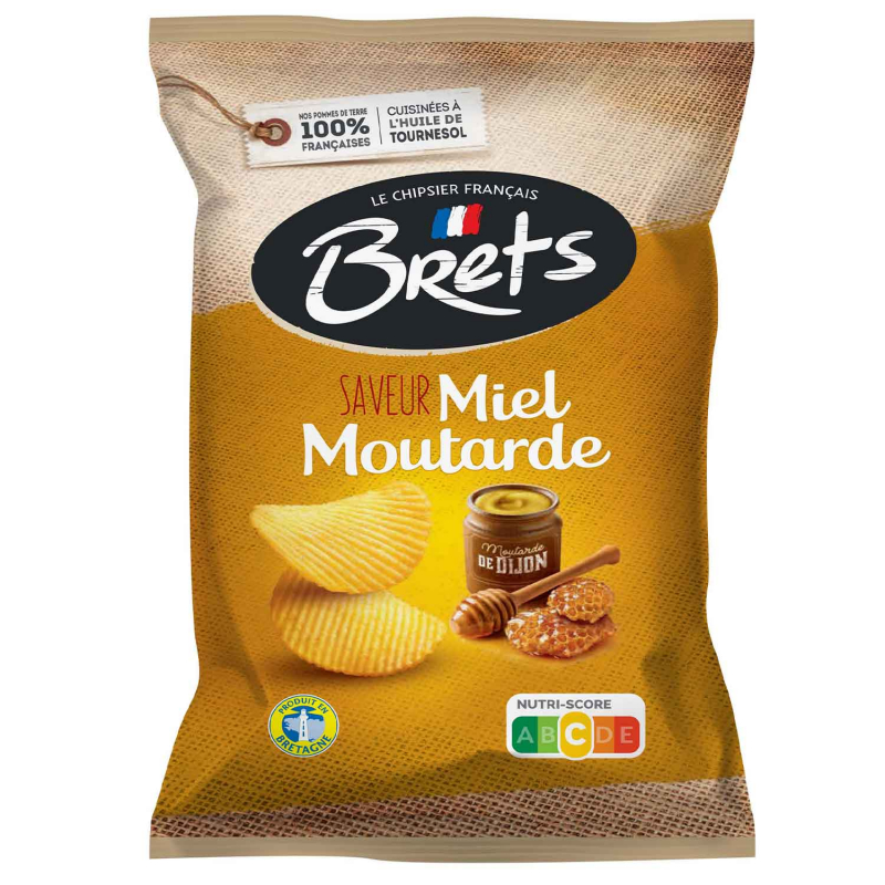  Brets Chips Miel Moutarde 125g 