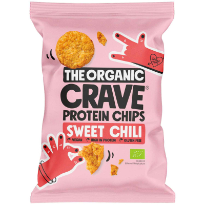  The Organic Crave Protein Chips Sweet Chili Bio 30g 