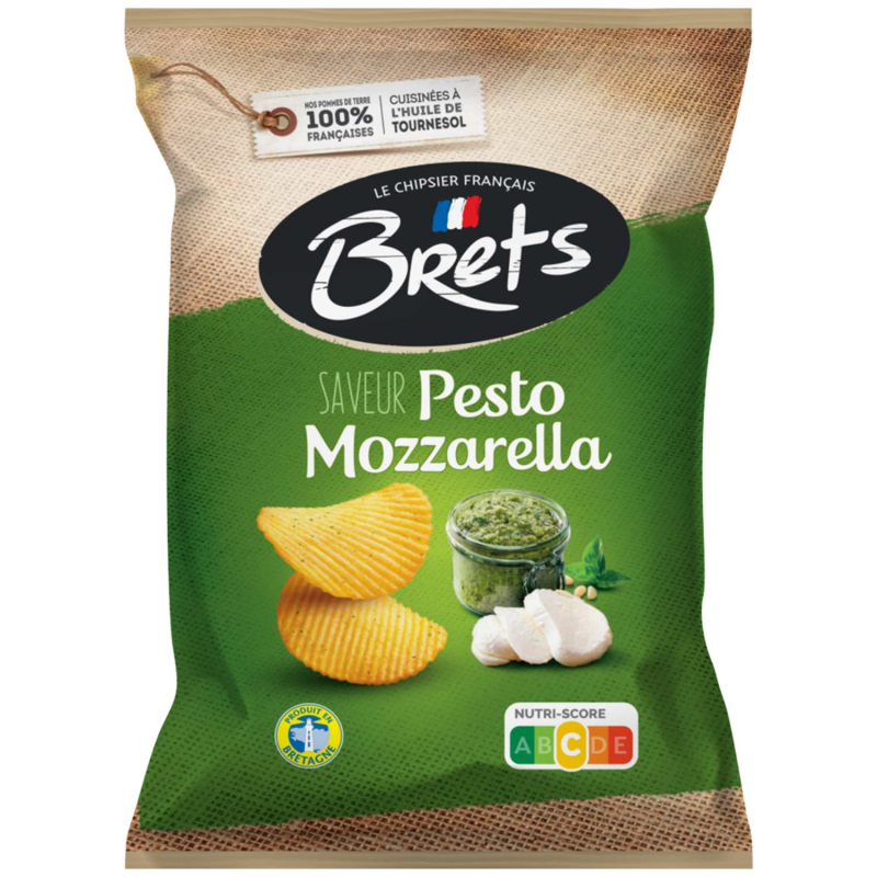  Brets Pesto Mozarella 125g 