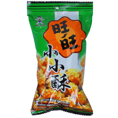  Want-Want Mini Fried Rice Crackers Scallion and Chicken 60g 