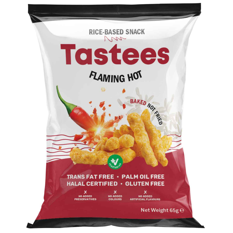  Tastees Flaming Hot 65g 