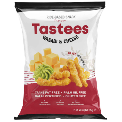  Tastees Wasabi & Cheese 65g 