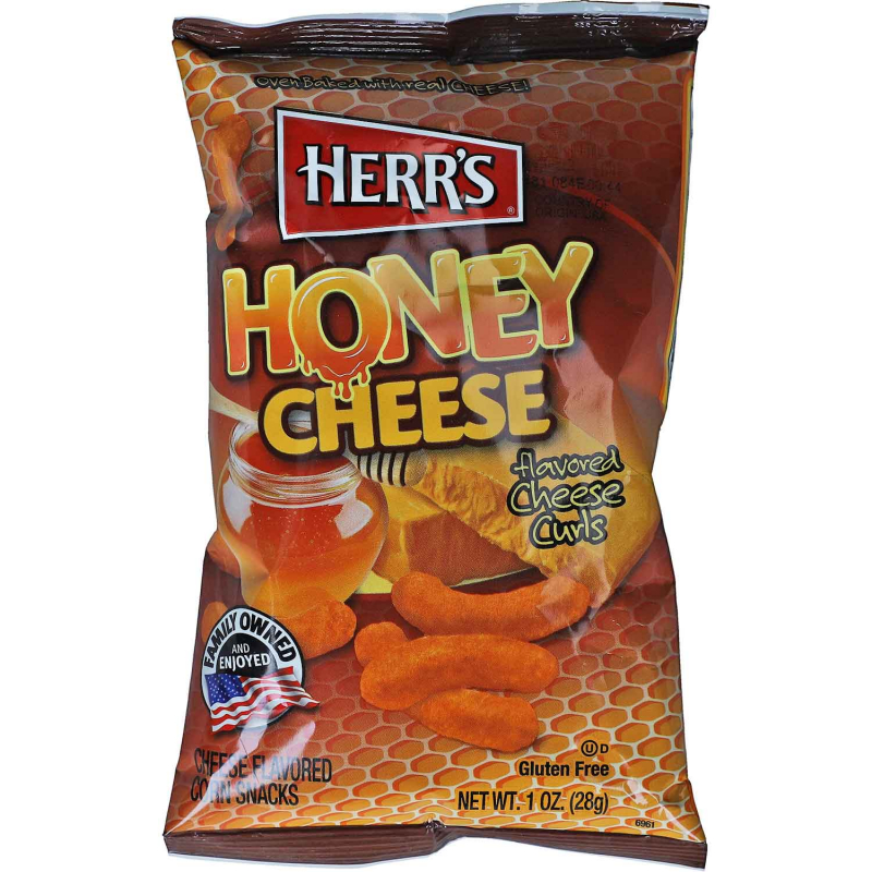  Herr's Honey Cheese Curls 28g 
