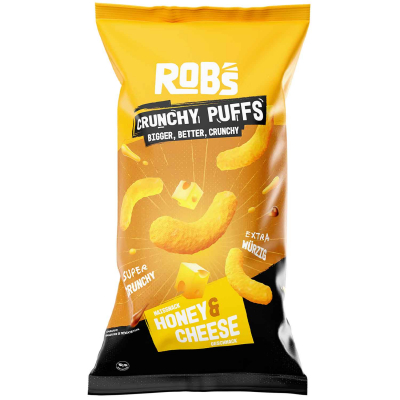  Rob's Crunchy Puffs Honey & Cheese 130g 