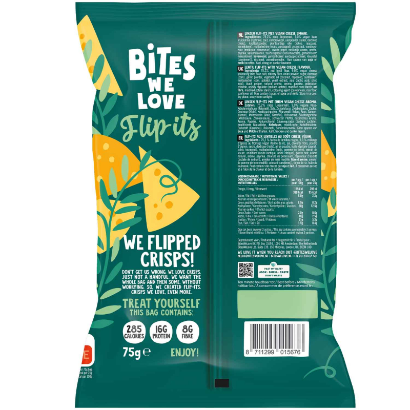  BitesWeLove Flip-its Cheese 75g 
