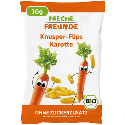  Freche Freunde Knusper-Flips Karotte Bio 30g 