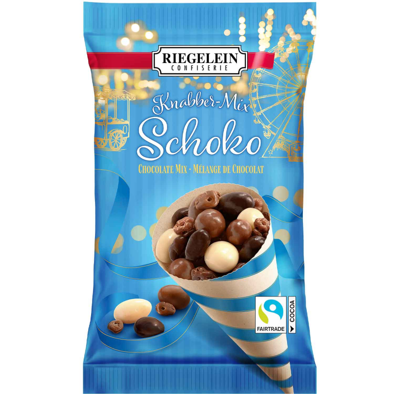  Riegelein Knabber-Mix Schoko 150g 