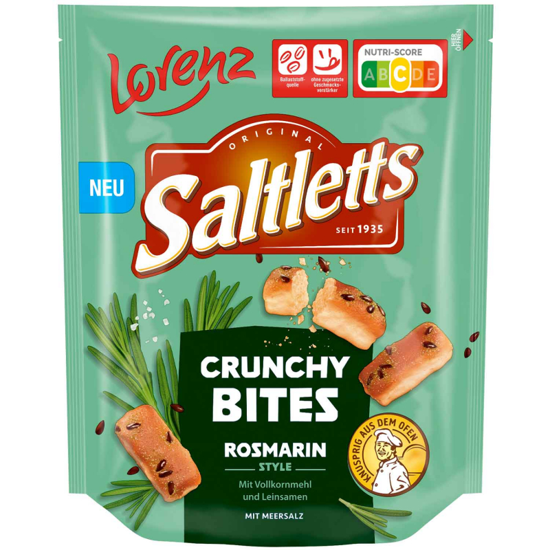  Saltletts Crunchy Bites Rosmarin Style 100g 