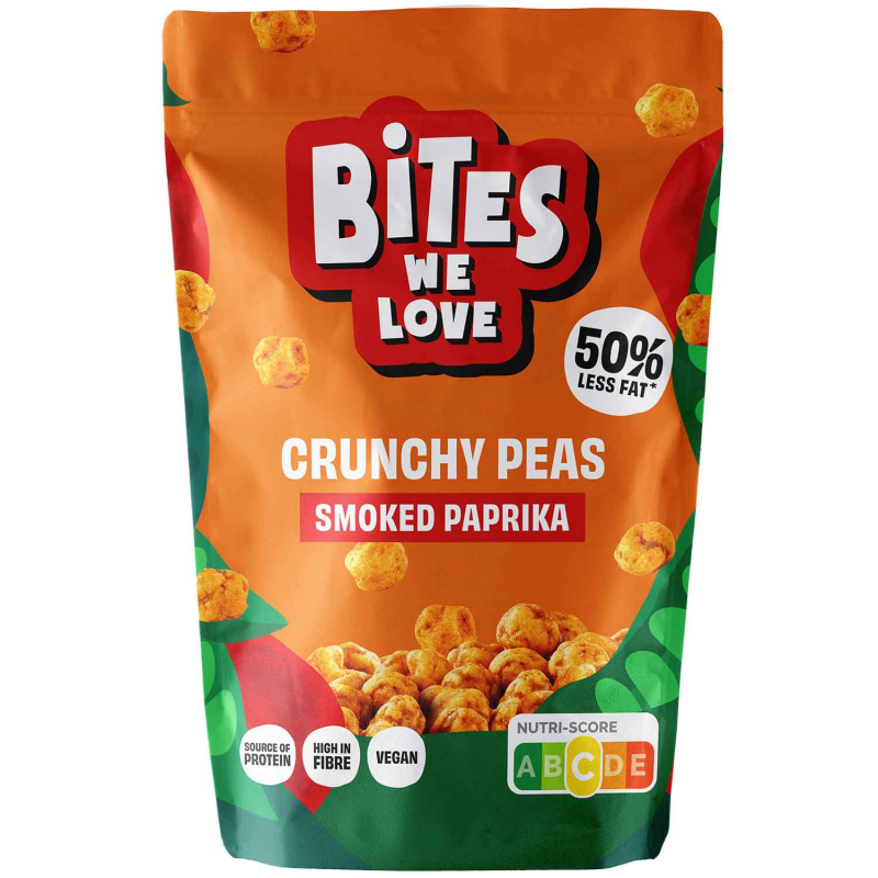  BitesWeLove Crunchy Peas Smoked Paprika 100g (MHD 07.12.2025) 