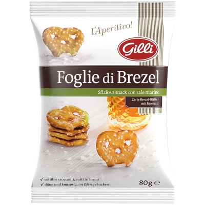  Gilli Foglie di Brezel Meersalz 80g 