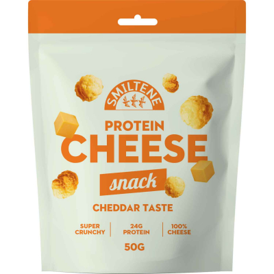  Smiltene Protein Cheese Snack Cheddar Taste 50g 