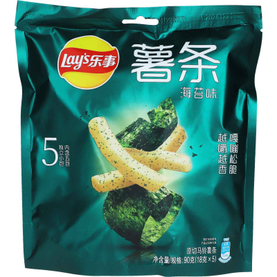  Lay's French Fries Seaweed 5x18g 