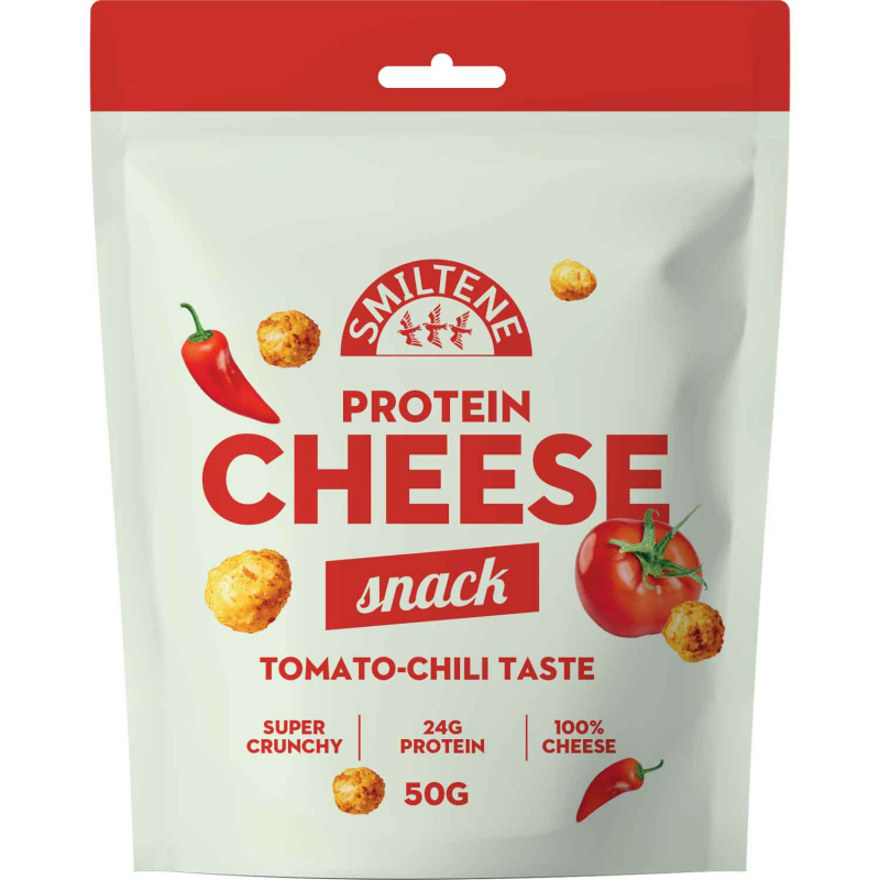  Smiltene Protein Cheese Snack Tomato-Chili Taste 50g 