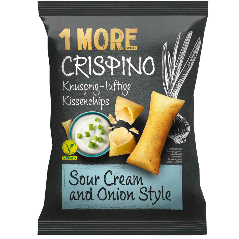  1 More Crispino Sour Cream and Onion Style 100g 