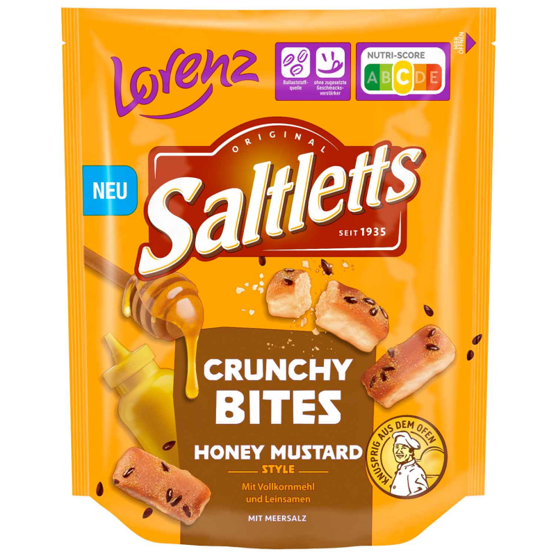  Saltletts Crunchy Bites Honey Mustard Style 100g 