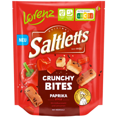  Saltletts Crunchy Bites Paprika Style 100g 