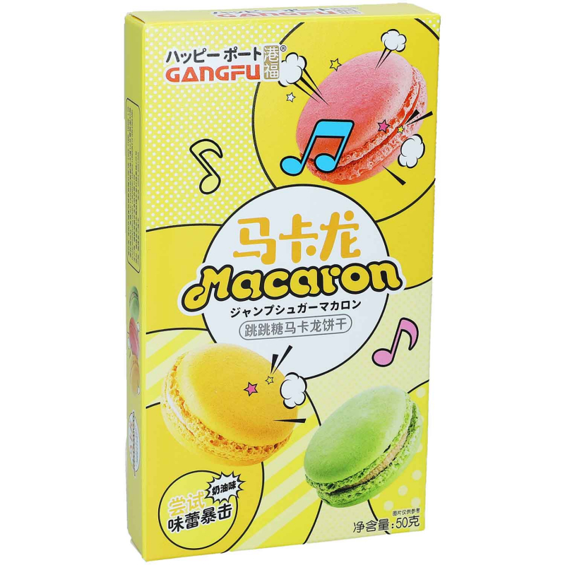  Gangfu Popping Macarons Creamy 50g 