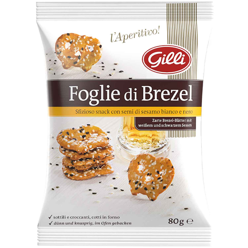  Gilli Foglie di Brezel Sesam 80g 