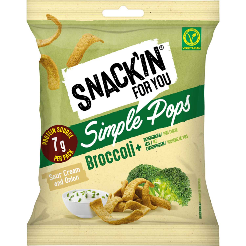  Snack'in For You Simple Pops Broccoli 40g 